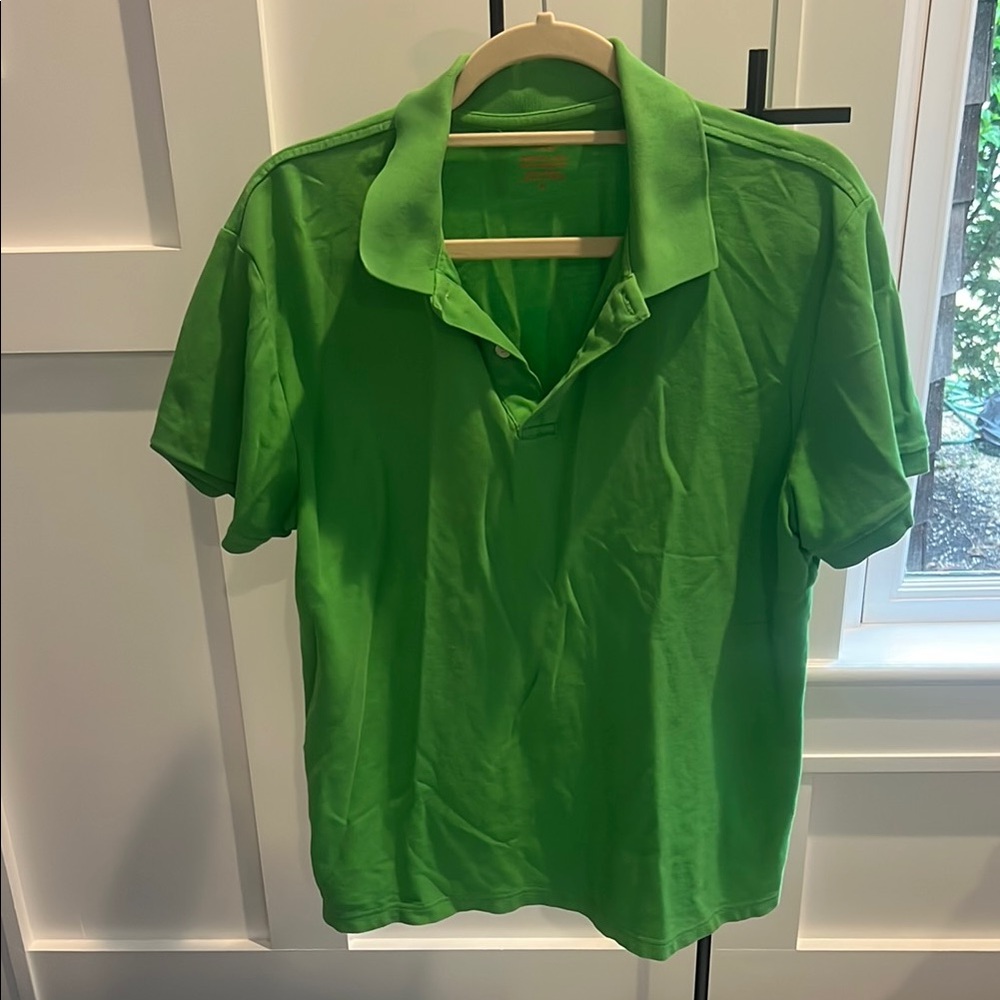 Joe Fresh Green Cotton Polo Shirt